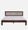 Buren Sheesham Wood King Size Bed In Provincial Teak Finish