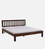 Buren Sheesham Wood King Size Bed In Provincial Teak Finish