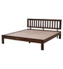Buren Sheesham Wood King Size Bed In Provincial Teak Finish