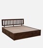 Buren Sheesham Wood King Size Bed In Provincial Teak Finish With Box Storage