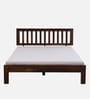 Buren Sheesham Wood Queen Size Bed In Provincial Teak Finish