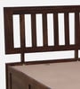 Buren Sheesham Wood Queen Size Bed In Provincial Teak Finish With Box Storage