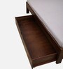 Buren Sheesham Wood Queen Size Bed In Provincial Teak Finish With Drawer Storage