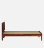 Buren Sheesham Wood Single Bed In Honey Oak  Finish