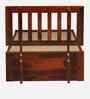 Buren Sheesham Wood Single Bed In Honey Oak  Finish With Box Storage