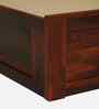 Buren Sheesham Wood Single Bed In Honey Oak  Finish With Box Storage