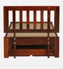 Buren Sheesham Wood Single Bed In Honey Oak  Finish With Trundle