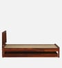 Buren Sheesham Wood Single Bed In Honey Oak  Finish With Trundle