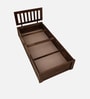 Buren Sheesham Wood Single Bed In Provincial Teak Finish With Box Storage