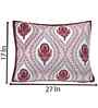 Burgandy Cotton Premium Quality 180 TC (17*27 Inches) Pillow Covers Set