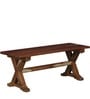 Burgdorf Six Seater Picnic Table Set in Provincial Teak Finish on Rent
