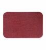 Burgundy Absorbent and Quick-Dry Polyester Bath Mats 38x58 cm