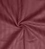 Burgundy Striped 210 TC 100% Cotton Single Bed Sized Bed Sheets With 1 Pillow Cover