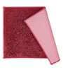Burgundy Solid Cotton AntiSkid Bathmat