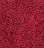 Burgundy Solid Cotton AntiSkid Bathmat