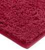 Burgundy Solid Cotton AntiSkid Bathmat