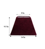 Antz Maroon Velvet Solid Lampshade