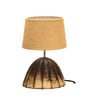 Burn Antique Finish Papermache Table Lamp