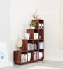 Burns Book Shelf In Dark Walnut Finish