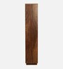 Burns Book Shelf In Dark Walnut Finish