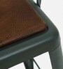 Burrows Metal Bar Stool In Grey Colour
