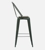 Burrows Metal Bar Stool In Grey Colour