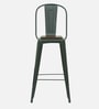 Burrows Metal Bar Stool In Grey Colour