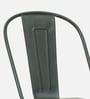 Burrows Metal Bar Stool In Grey Colour