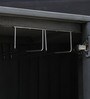 Burruss Solid Wood Bar Cabinet In Grey Finish