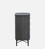 Burruss Solid Wood Chest Of Drawers In Grey Colour