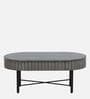 Burruss Solid Wood Coffee Table In Grey Colour
