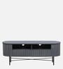 Burruss Solid Wood TV Console in Grey Finish for TVs up to 50"