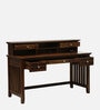 Bushley Sheesham Wood Writing Table In Scratch Resistant Provincial Teak Finish