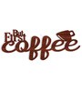 But First Coffee Brown MDF Wall Art