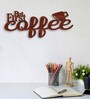 But First Coffee Brown MDF Wall Art