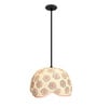 Buta Print Terracotta Dome Hanging Light