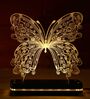 Butterfly ABS Plastic Table LED Light Showpiece