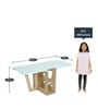 Butterfly Foldable Activity Table in White Colour