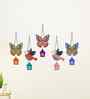 Butterfly Birds Wooden Wall Hangings (Set of 5)