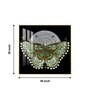Butterfly Bliss Glass Finish Square Wall Art