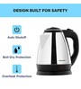 Butterfly EKN Stainless Steel 1.5-Litre Water Kettle (Black/Silver)
