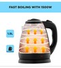 Butterfly EKN Stainless Steel 1.5-Litre Water Kettle (Black/Silver)
