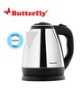 Butterfly EKN Stainless Steel 1.5-Litre Water Kettle (Black/Silver)