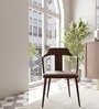 Butterfly Fables Sheesham Wood Dining Chair in Burnt Ash Finish