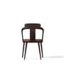 Butterfly Fables Sheesham Wood Dining Chair in Burnt Ash Finish