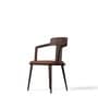 Butterfly Fables Sheesham Wood Dining Chair in Burnt Ash Finish
