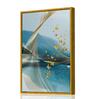 Butterfly Multicolour Synthetic Wood Wall Art