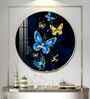 Butterfly Haven Acrylic Round Wall Art