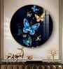 Butterfly Haven Acrylic Round Wall Art