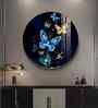 Butterfly Haven Acrylic Round Wall Art